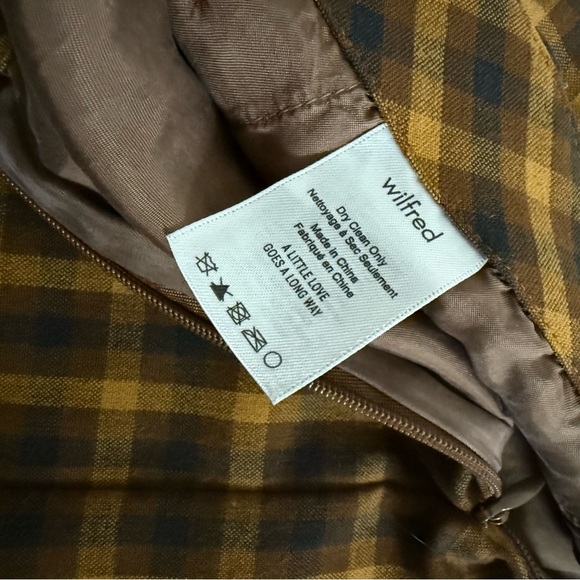 Wilfred Plaid Mini Skirt (6) - Picture 6 of 7